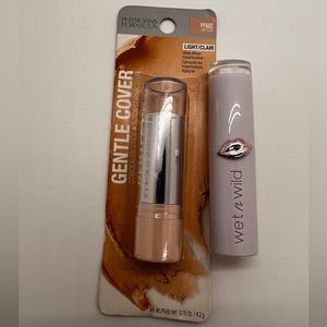 Physicians formula gentle cover concealer stick and wet n wild lipstick